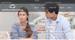 Desktop Screenshot of divorciofacil.com.bo